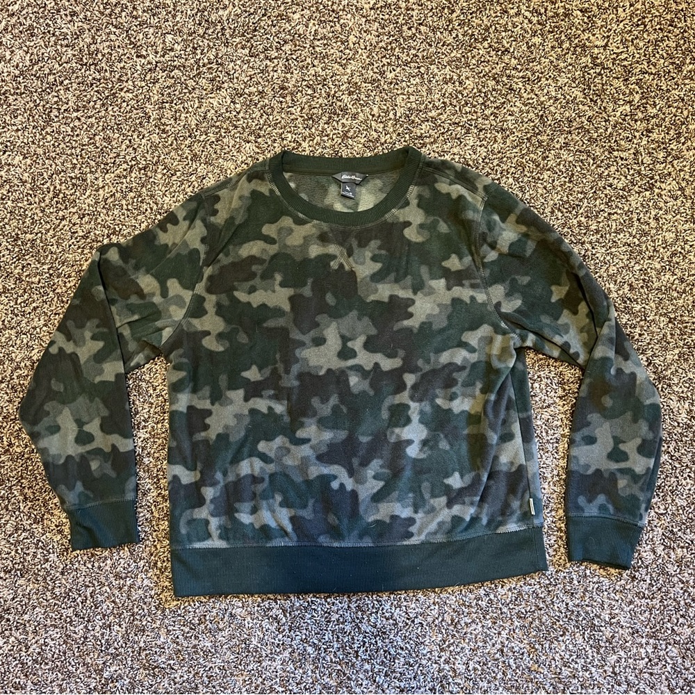 Women’s Eddie Bauer Fleece Camouflage Sweater